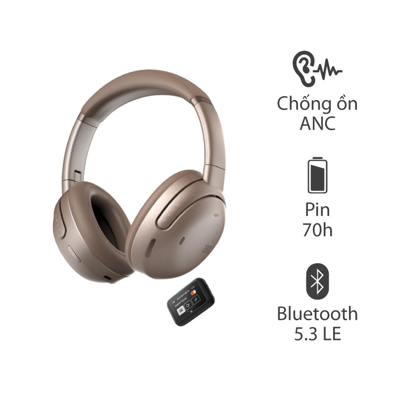 Tai nghe JBL Tour One M3 Smart TX, Chụp tai, Chống ồn, Pin 70h, Bluetooth 5.3 LE (NEW 2025)