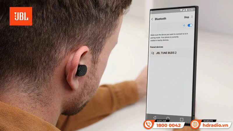 Bluetooth Tai nghe JBL Tune Buds 2