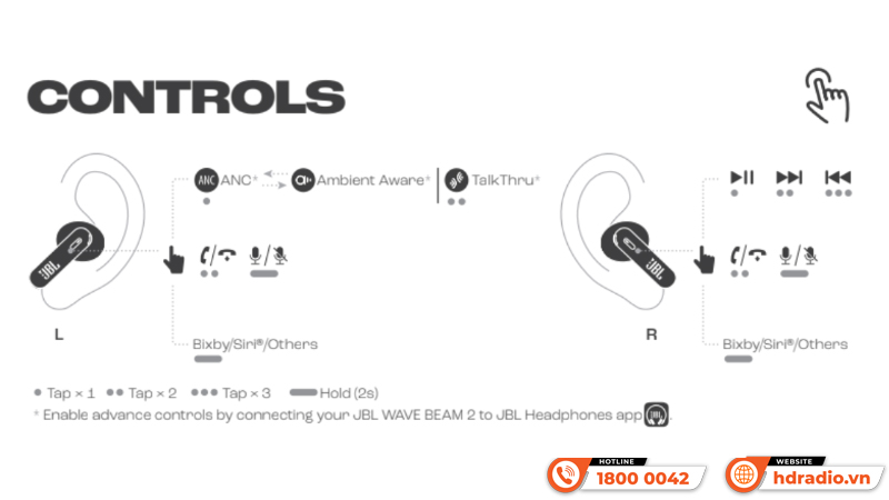 Tai nghe JBL Wave Beam 2