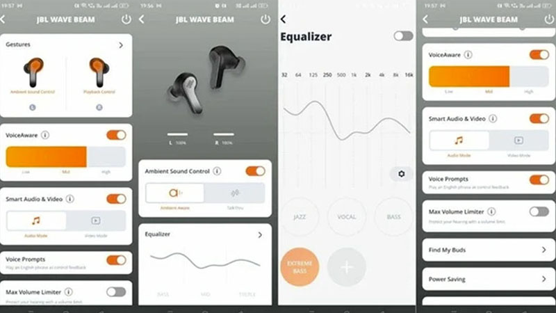 Ứng Dụng Cho Tai Nghe JBL Wave Beam