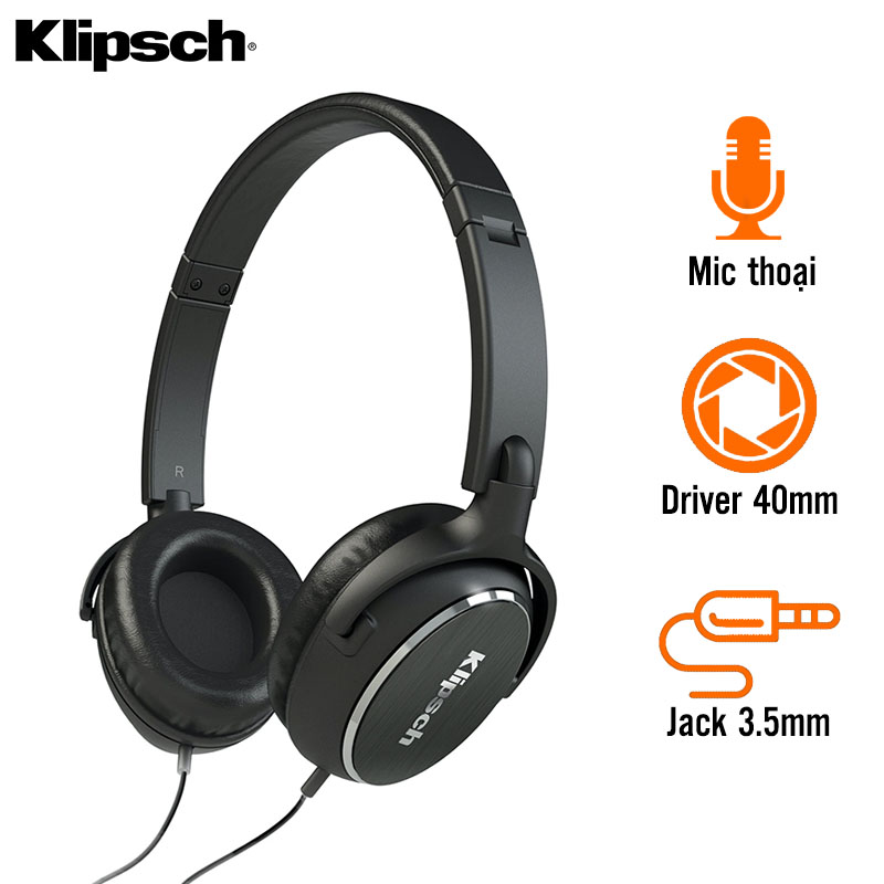 Tai Nghe Klipsch R6i On Ear (Chụp Tai, Jack 3.5mm)
