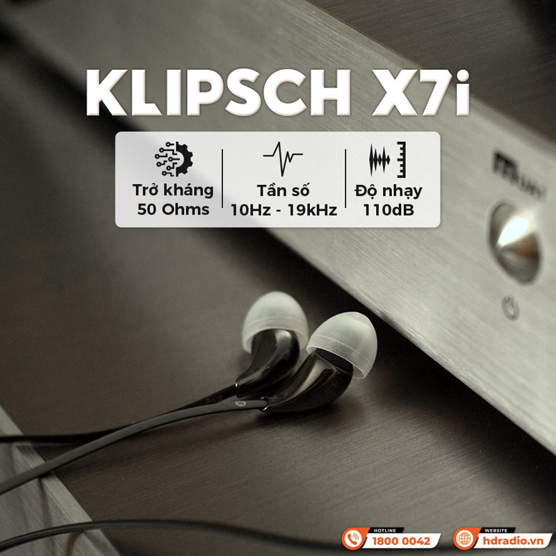 Tính năng Tai nghe Klipsch X7i