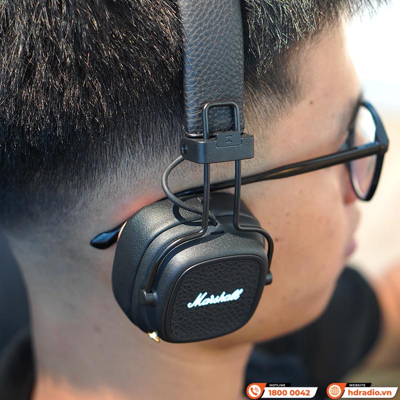 Tai Nghe Chụp tai Marshall Major V (5) Bluetooth 5.3, Pin 100 Giờ, Driver 40mm-13