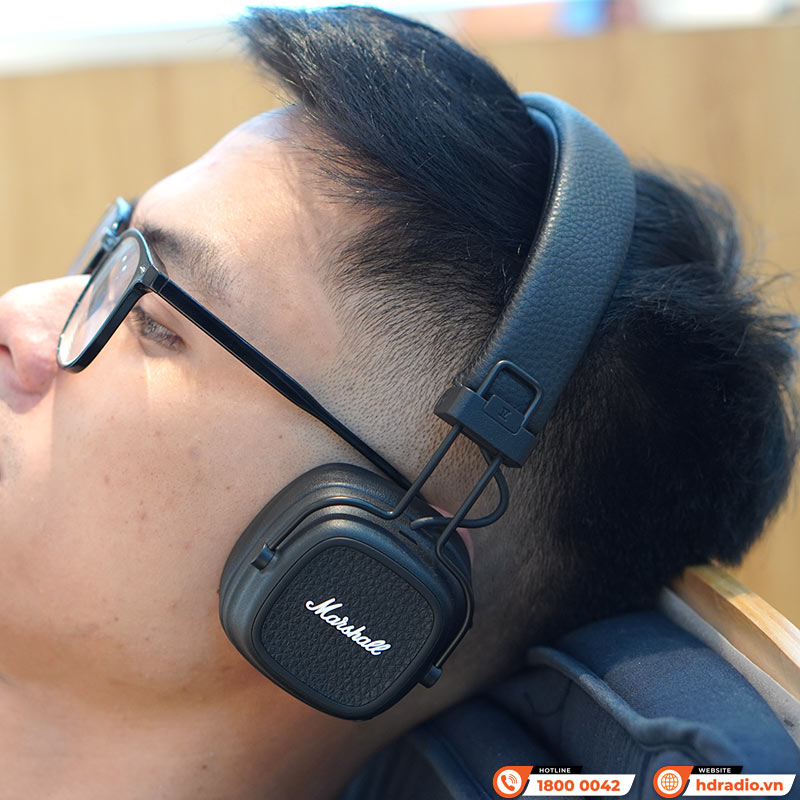Tai Nghe Chụp tai Marshall Major V (5) Bluetooth 5.3, Pin 100 Giờ, Driver 40mm-8