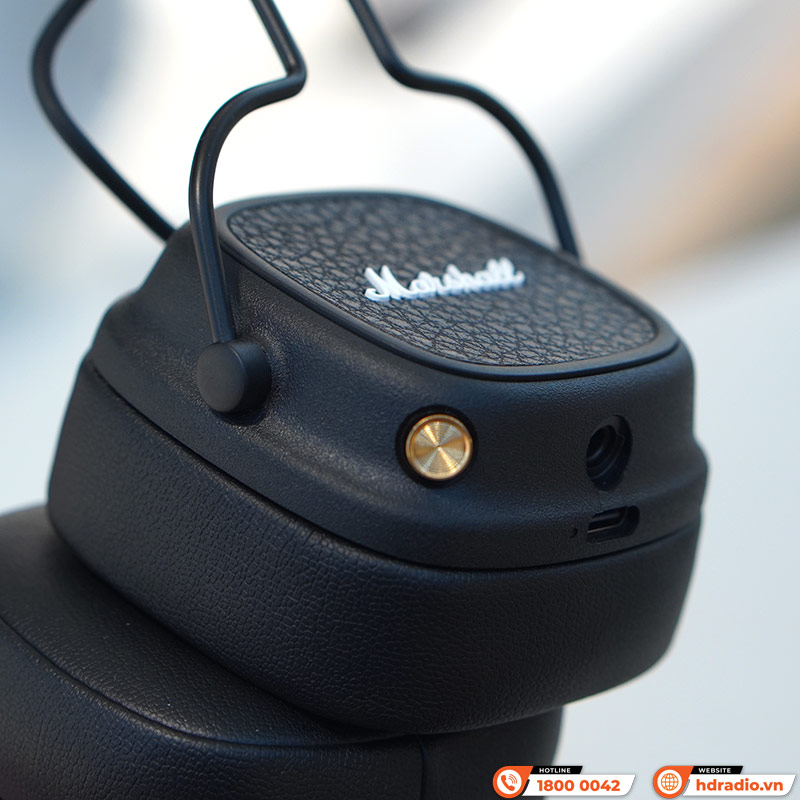 Tai Nghe Chụp tai Marshall Major V (5) Bluetooth 5.3, Pin 100 Giờ, Driver 40mm-6