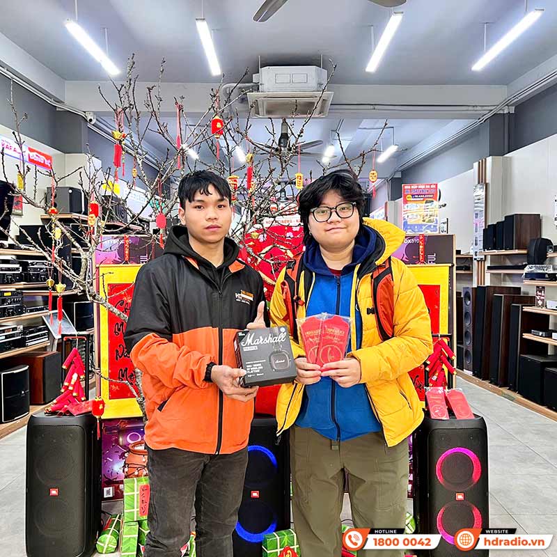 Tai Nghe Chụp tai Marshall Major V (5) Bluetooth 5.3, Pin 100 Giờ, Driver 40mm-17