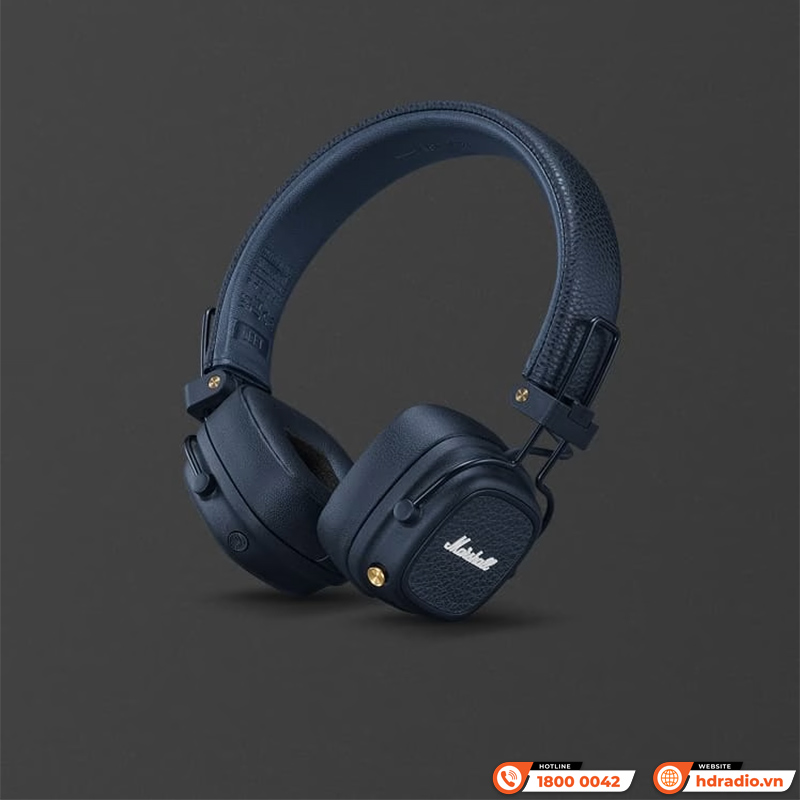 Tai Nghe Chụp tai Marshall Major V (5) Bluetooth 5.3, Pin 100 Giờ, Driver 40mm-18