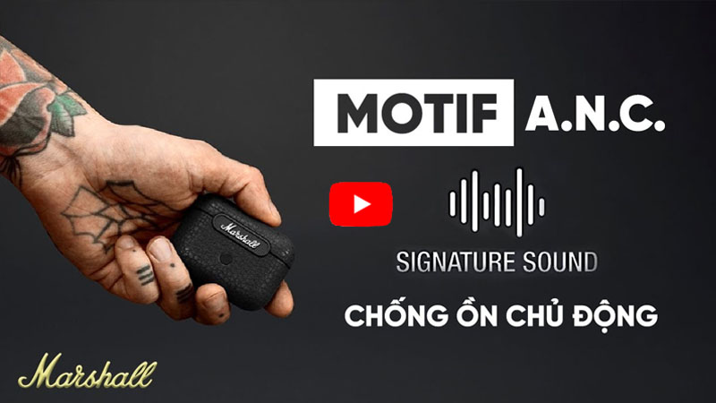 Tai Nghe True Wireless Marshall Motif ANC