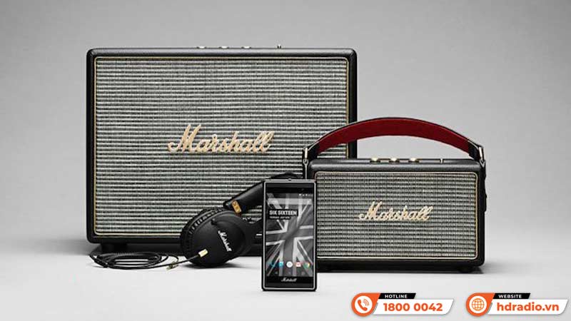 Âm thanh Điện thoại kết hợp loa Marshall London