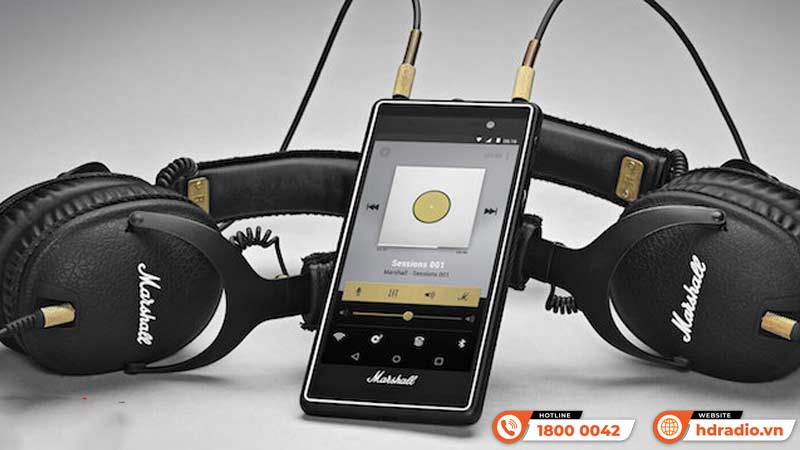 Két nối Điện thoại kết hợp loa Marshall London