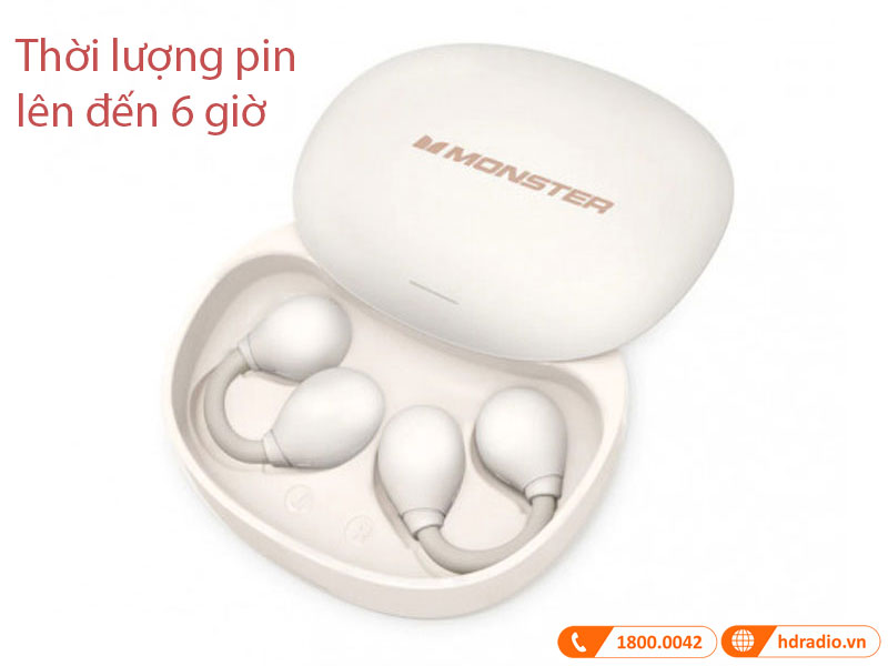 Pin Tai nghe Monster AC500 Open-Ear