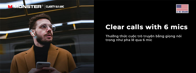 Tai nghe không dây Monster Clarity 8.0 ANC