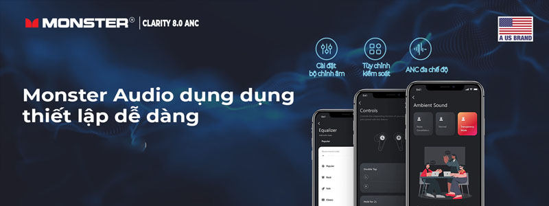 Tai nghe Monster Clarity 8.0 ANC