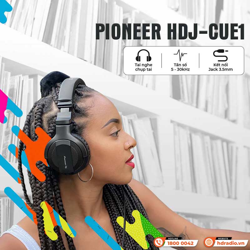 Tính năng Tai nghe Pioneer HDJ-CUE1