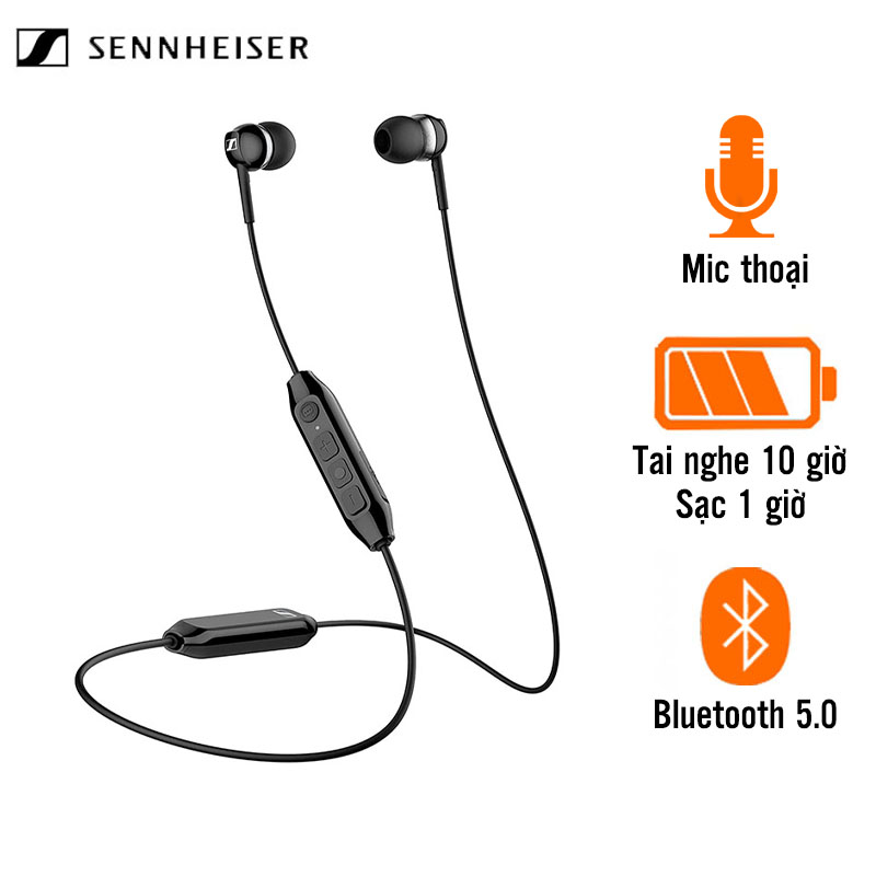 Tai Nghe Sennheiser CX 350BT (Không Dây, Pin 10 Giờ, Bluetooth 5.0)