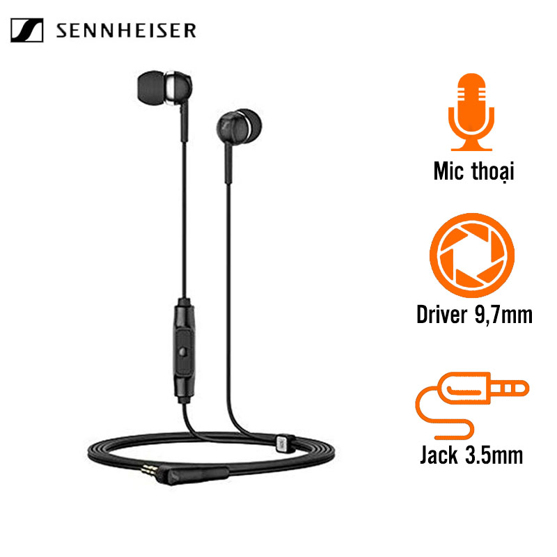 Tai Nghe Sennheiser CX 80S (Có Dây, Jack 3.5mm)