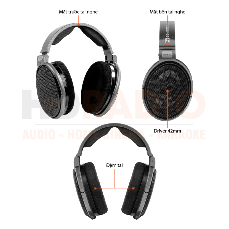 Chú thích Tai nghe Sennheiser HD 650