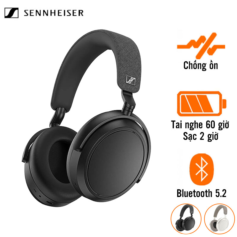Tai Nghe Sennheiser Momentum 4 Wireless (Chụp Tai, Chống Ồn, Pin 60 Giờ, Bluetooth 5.2)