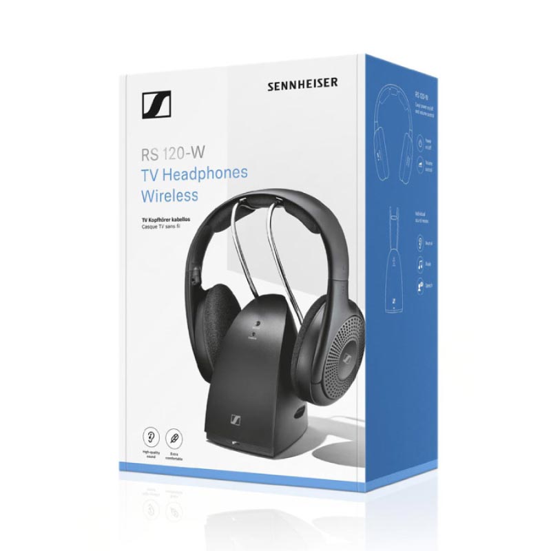 Tai nghe Sennheiser RS 120-W (Chụp tai, Pin 20h, Tai nghe tivi)-6