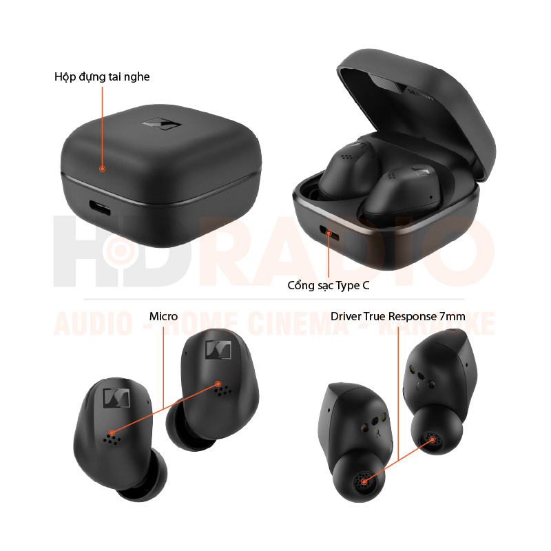 Chú thích Tai nghe Sennheiser Accentum True Wireless