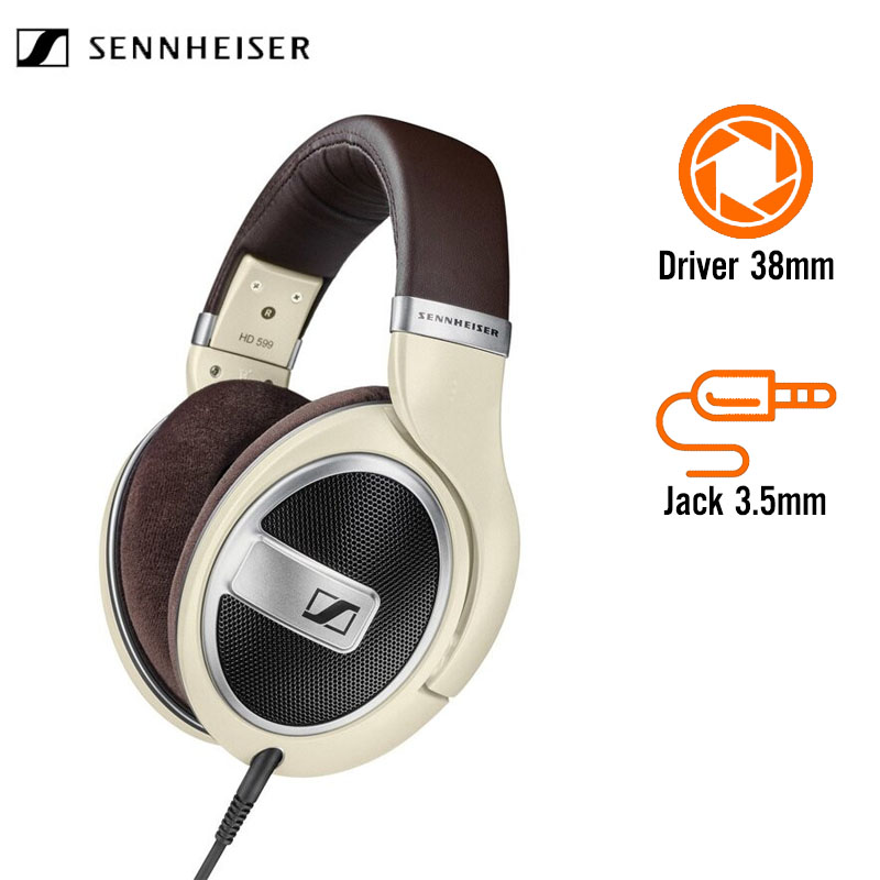 Tai Nghe Sennheiser HD 599 (Chụp Tai, Chống Ồn, Driver 38mm)