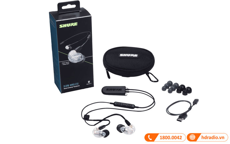 Kết nối Tai Nghe Shure SE215 BT