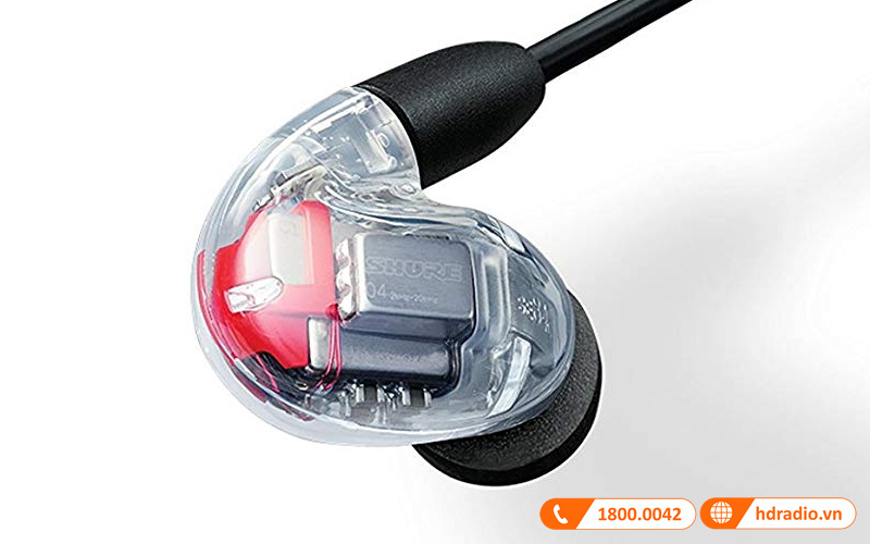 Vỏ tai nghe trong suốt