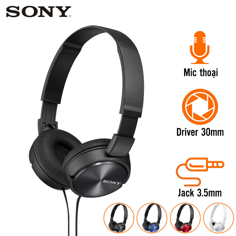 Tai Nghe Sony MDR ZX310AP (Chụp Tai, Jack 3.5mm)