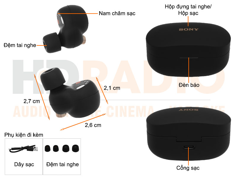 Tai Nghe Sony WF-1000XM4