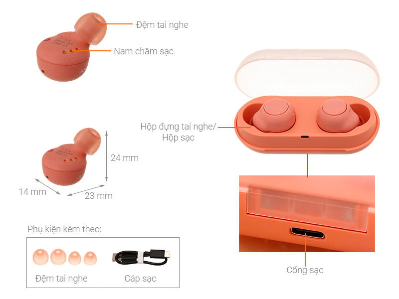 Tai Nghe Truewireless Sony WF-C500