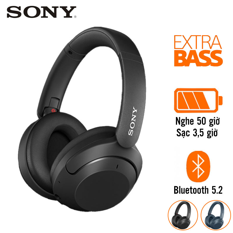 Tai Nghe Sony WH-XB910N (Chụp Tai, Pin 50 Giờ, Bluetooth 5.2)