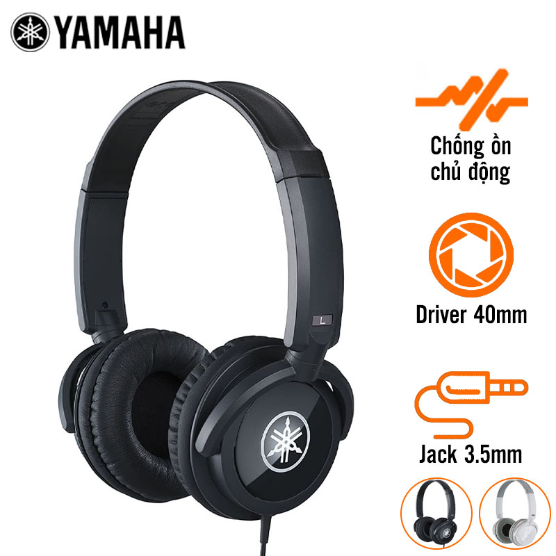 Tai Nghe Yamaha HPH-100B (Chụp Tai, Jack 3.5mm)