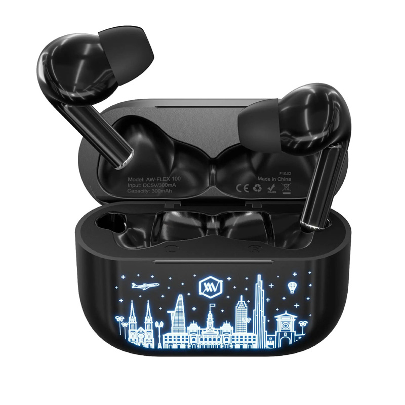 Tai nghe Alpha Works FLEX 100, Bluetooth 5.4, IPX6, Pin 35 Giờ-4