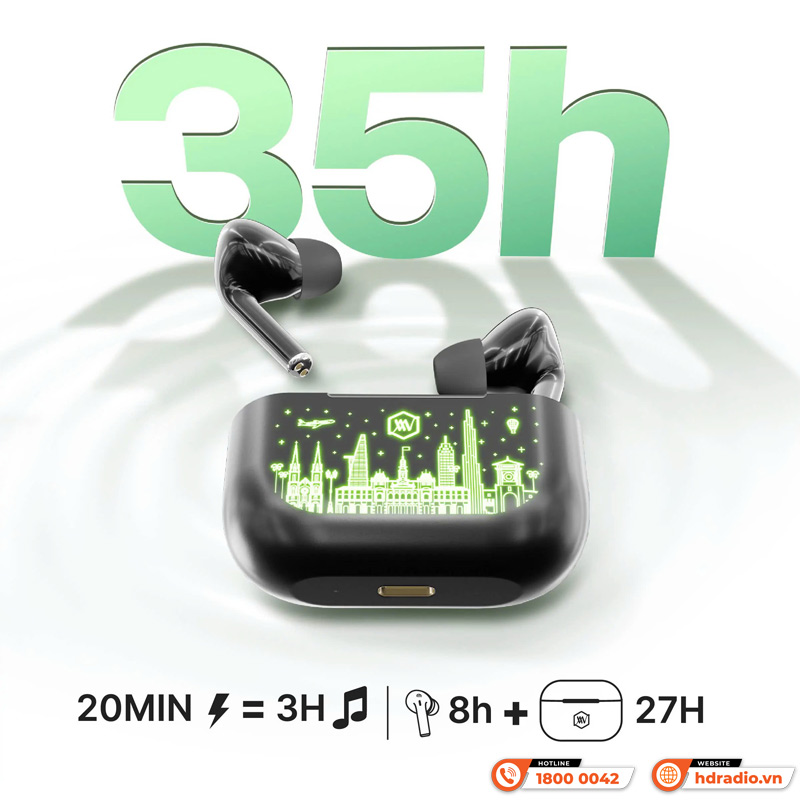 Pin Tai nghe Alpha Works FLEX 100