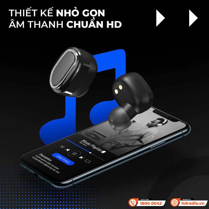 Thiết kế Tai nghe Energizer TWS - UB2607