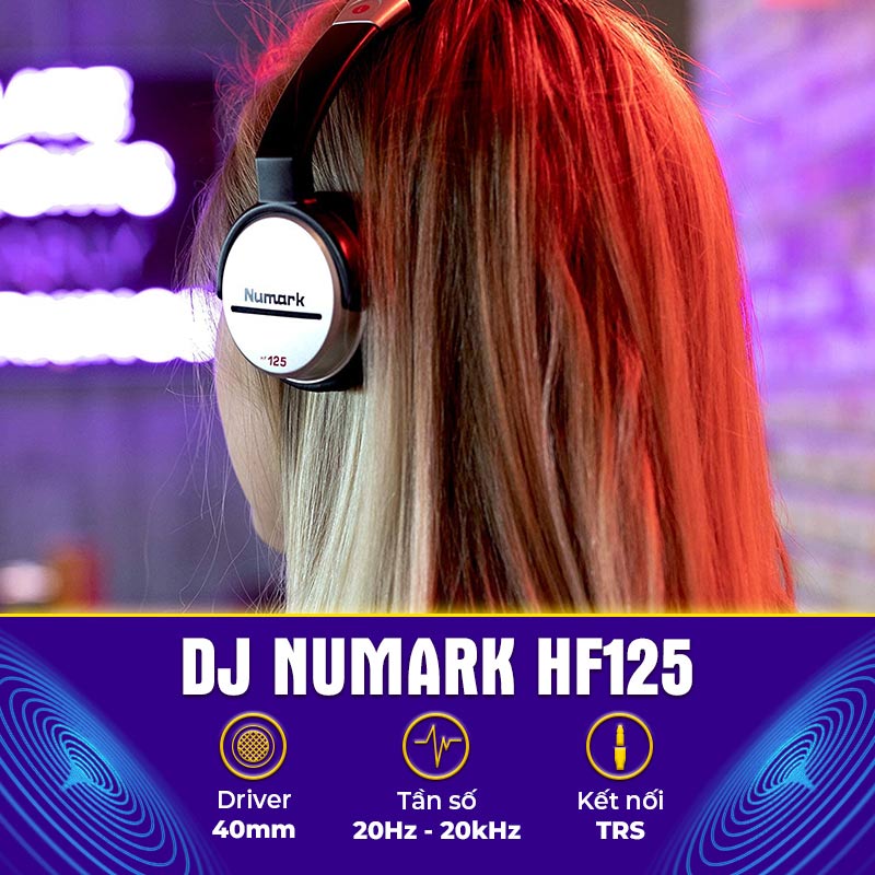 Đặc điểm nổi bật của Tai nghe DJ Numark HF125