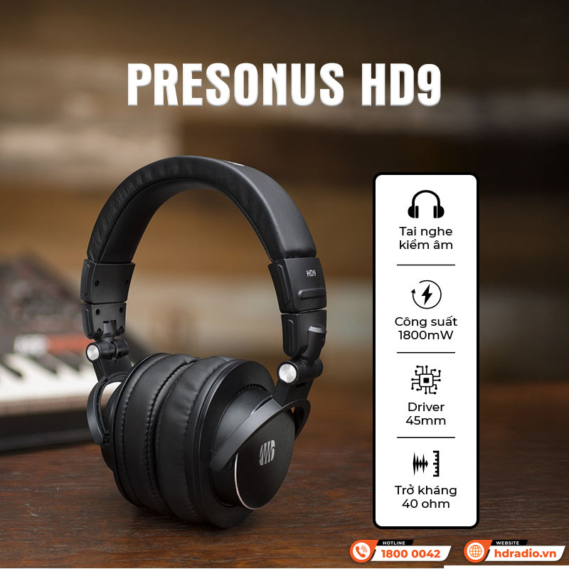 Tai Nghe PreSonus HD9 Tai Nghe PreSonus HD9