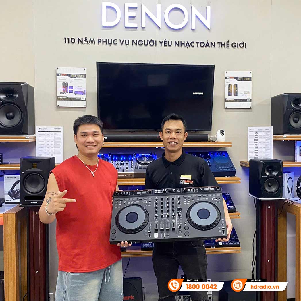 Bàn DJ AlphaTheta DDJ-GRV6, Rekordbox, Serato DJ, kết nối máy tính, điện thoại, 4 kênh-6