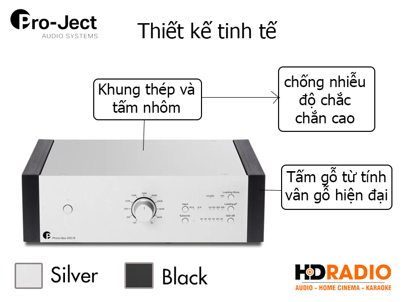 Thiet ke Phono Box Pro-Ject DS3 B