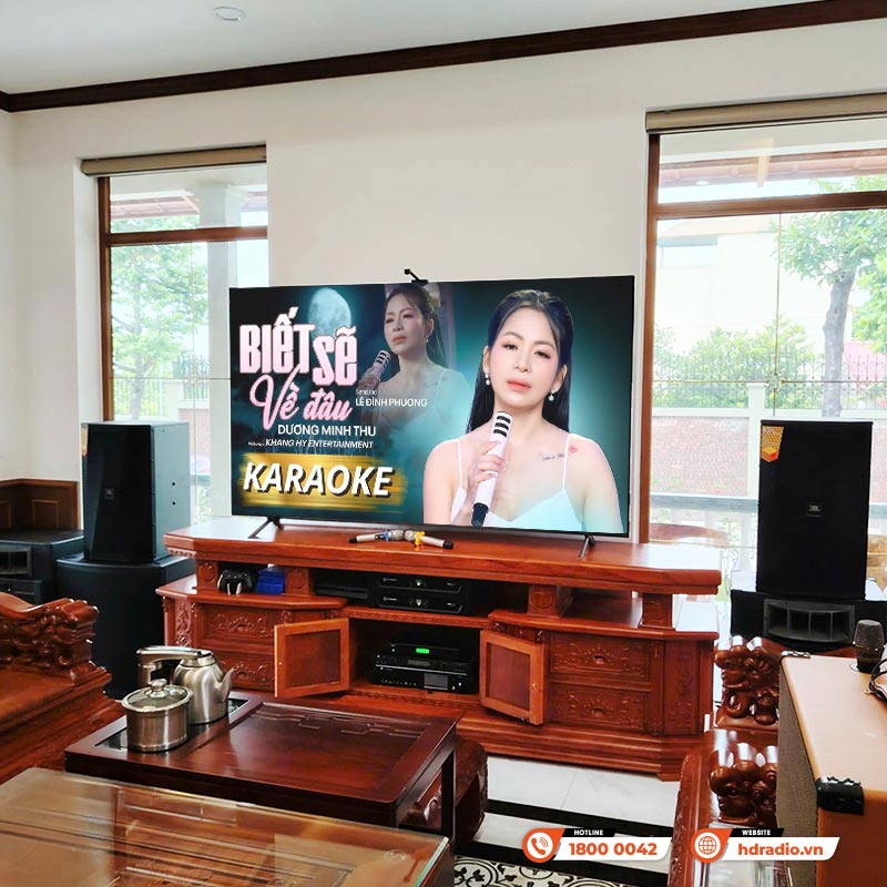 Lắp đặt dàn karaoke cao cấp cho anh Dương ở Chương Mỹ, Hà Nội 
