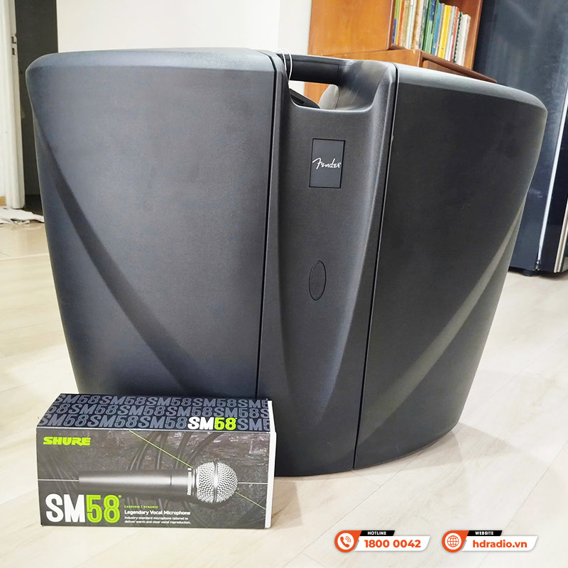 Giao lắp bộ Loa Fender Passport Venue Series 2 trị giá hơn 32 triệu đồng cho chị Jennifer Lê ở Tây Hồ, Hà Nội