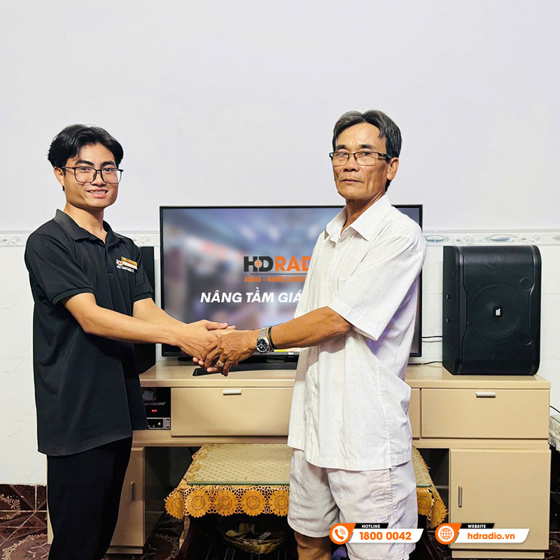Lắp Đặt Dàn Karaoke JBL GD75 cho chú Trọng ở quận 7, hồ chí minh