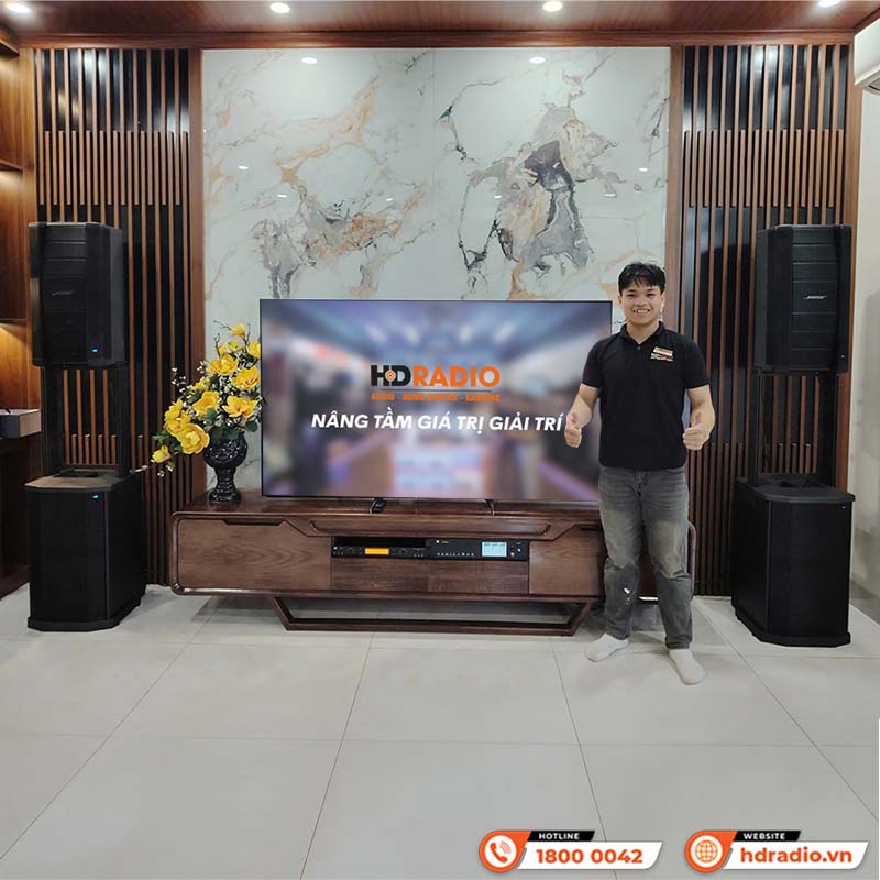 Lắp đặt Dàn Karaoke Bose HK12 cao cấp trị giá gần 203 triệu đồng cho anh Việt ở Phổ Yên, Thái Nguyên