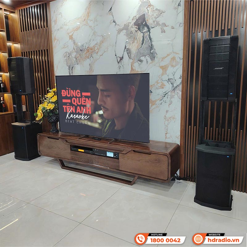 Lắp đặt Dàn Karaoke Bose HK12 cao cấp trị giá gần 203 triệu đồng cho anh Việt ở Phổ Yên, Thái Nguyên