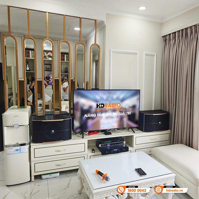Lắp đặt Dàn karaoke JBL HK21 cực hay trị giá hơn 30 triệu đồng cho chị Thoa ở Tân Bình, Hồ Chí Minh