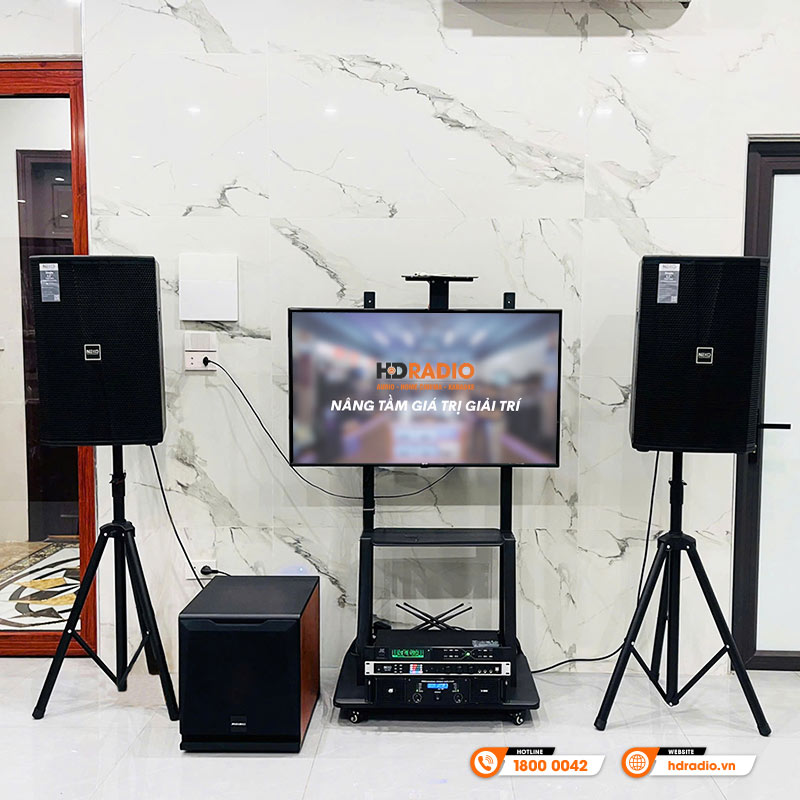 Lắp Đặt Dàn karaoke gia đình GD85 chất lượng trị giá gần 32 triệu đồng cho anh Hiếu ở Long Biên, Hà Nội