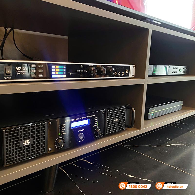 Lắp đặt dàn karaoke gia đình GD85 trị giá gần 42 triệu đồng cho chị Vy ở Tam Đảo, Vĩnh Phúc 