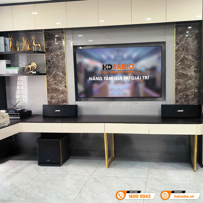 Lắp đặt dàn karaoke Bose KHD71 cực hay trị giá gần 43 triệu đồng cho anh Hưởng ở quận 7, Hồ Chí Minh