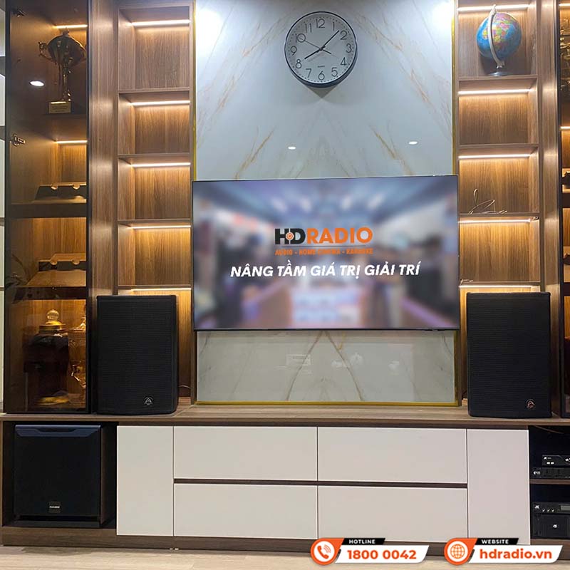 Lắp đặt dàn karaoke Wharfedale KH51 kết hợp SUB Paramax D30 cực hay trị giá gần 50 triệu đồng cho anh Tú ở Xuân Phương, Hà Nội 