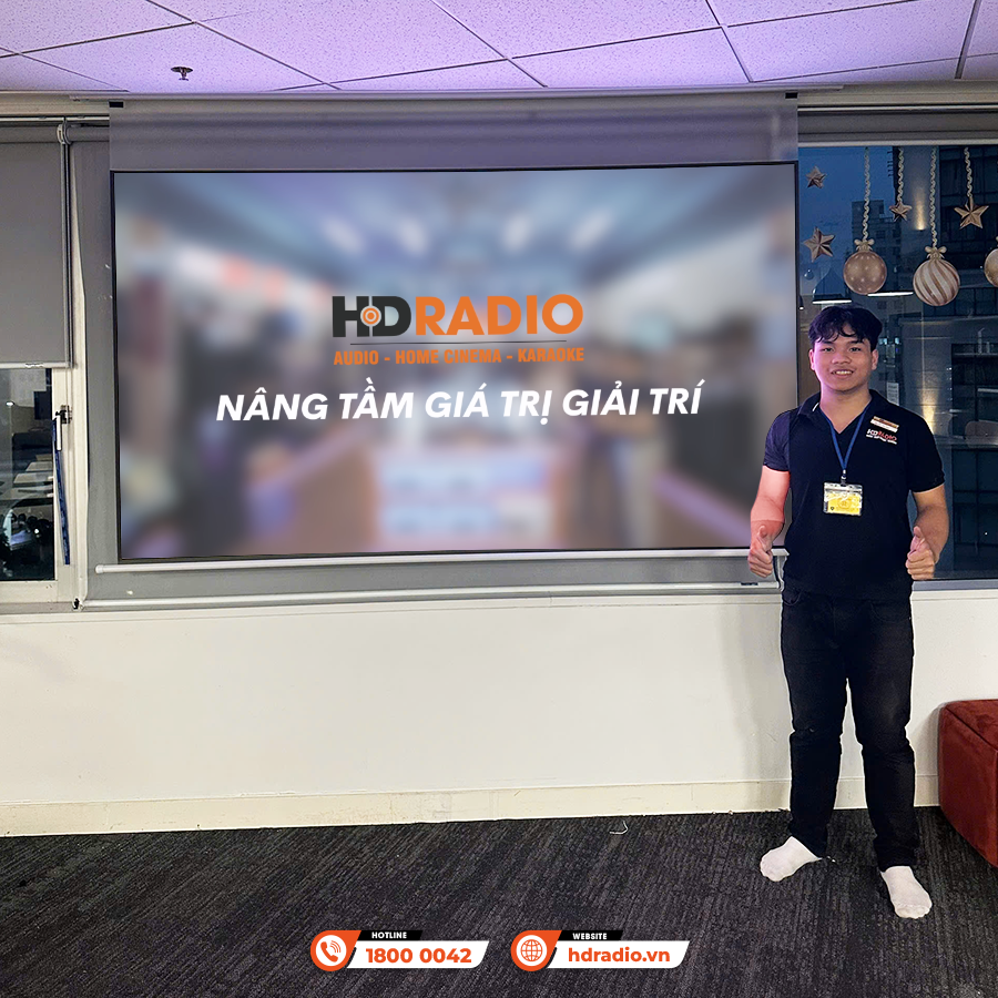 Lắp Đặt Hệ Thống Trình Chiếu Chất Lượng Trị Giá Hơn 53 Triệu Đồng Cho Công Ty Xây Dựng Hà Nội Capital 